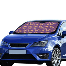 Load image into Gallery viewer, Gathering Yellow Purple Car Sun Shade 55&quot;x30&quot; Car Sun Shade e-joyer 
