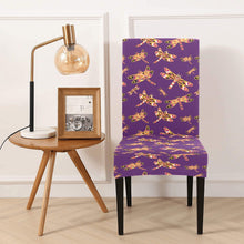 Load image into Gallery viewer, Gathering Yellow Purple Chair Cover (Pack of 4) Chair Cover (Pack of 4) e-joyer 
