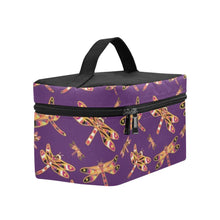 Load image into Gallery viewer, Gathering Yellow Purple Cosmetic Bag/Large (Model 1658) bag e-joyer 
