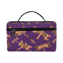 Load image into Gallery viewer, Gathering Yellow Purple Cosmetic Bag/Large (Model 1658) bag e-joyer 
