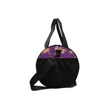 Load image into Gallery viewer, Gathering Yellow Purple Duffle Bag (Model 1679) Duffle Bag (1679) e-joyer 
