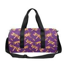 Load image into Gallery viewer, Gathering Yellow Purple Duffle Bag (Model 1679) Duffle Bag (1679) e-joyer 
