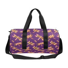 Load image into Gallery viewer, Gathering Yellow Purple Duffle Bag (Model 1679) Duffle Bag (1679) e-joyer 
