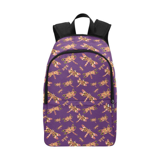 Gathering Yellow Purple Fabric Backpack for Adult (Model 1659) Casual Backpack for Adult (1659) e-joyer 