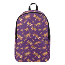 Load image into Gallery viewer, Gathering Yellow Purple Fabric Backpack for Adult (Model 1659) Casual Backpack for Adult (1659) e-joyer 
