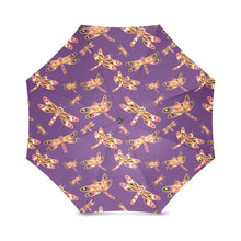 Load image into Gallery viewer, Gathering Yellow Purple Foldable Umbrella (Model U01) Foldable Umbrella e-joyer 
