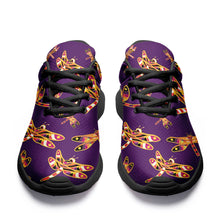 Load image into Gallery viewer, Gathering Yellow Purple Ikkaayi Sport Sneakers ikkaayi Herman 
