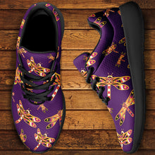 Load image into Gallery viewer, Gathering Yellow Purple Ikkaayi Sport Sneakers ikkaayi Herman 
