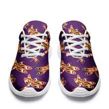 Load image into Gallery viewer, Gathering Yellow Purple Ikkaayi Sport Sneakers ikkaayi Herman 
