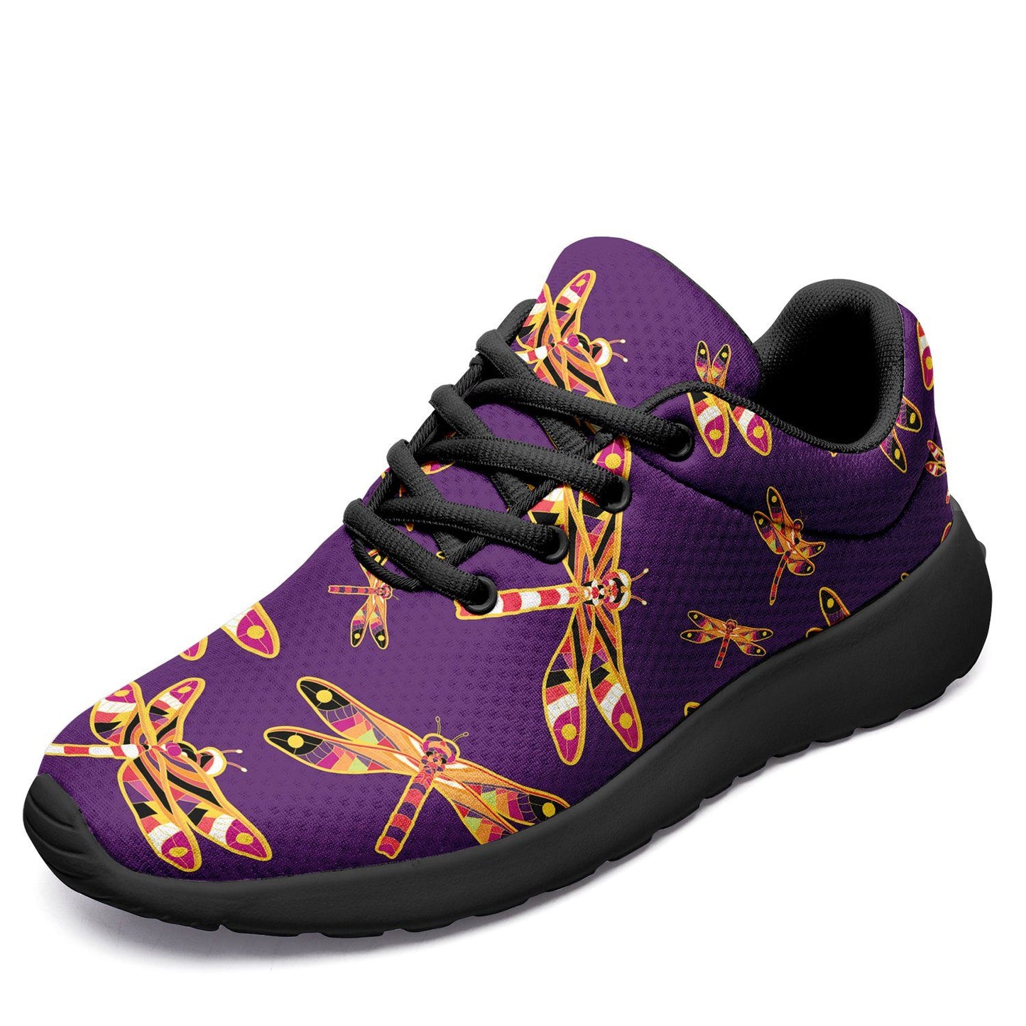 Gathering Yellow Purple Ikkaayi Sport Sneakers ikkaayi Herman US Women 4.5 / US Youth 3.5 / EUR 35 Black Sole 