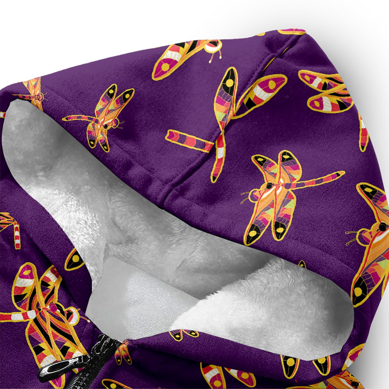 Gathering Yellow Purple Sherpa Hoodie hoodie Herman 