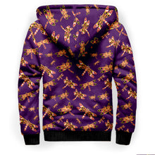 Load image into Gallery viewer, Gathering Yellow Purple Sherpa Hoodie hoodie Herman 
