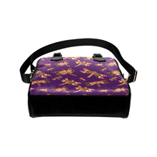 Load image into Gallery viewer, Gathering Yellow Purple Shoulder Handbag (Model 1634) Shoulder Handbags (1634) e-joyer 
