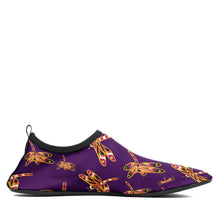Load image into Gallery viewer, Gathering Yellow Purple Sockamoccs Slip On Shoes Herman 

