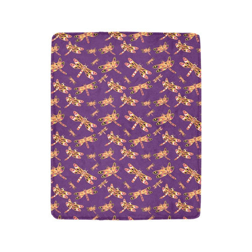 Gathering Yellow Purple Ultra-Soft Micro Fleece Blanket 40