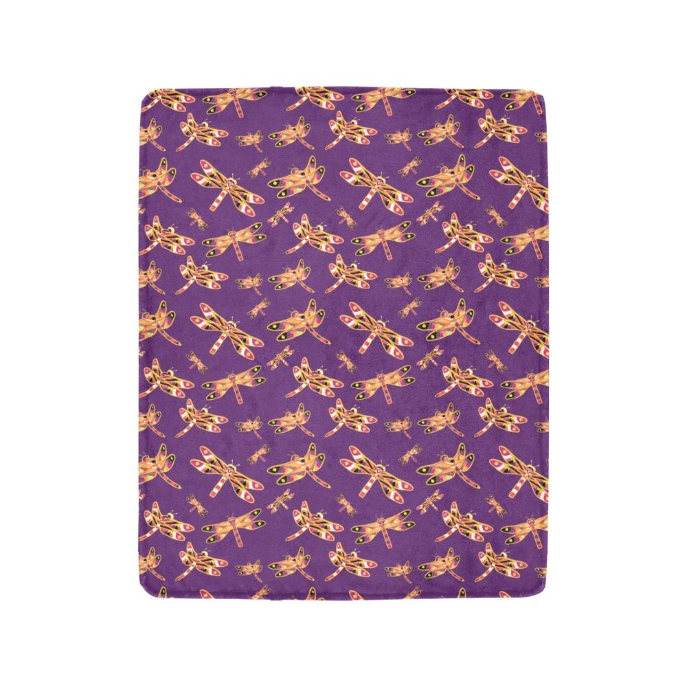 Gathering Yellow Purple Ultra-Soft Micro Fleece Blanket 40