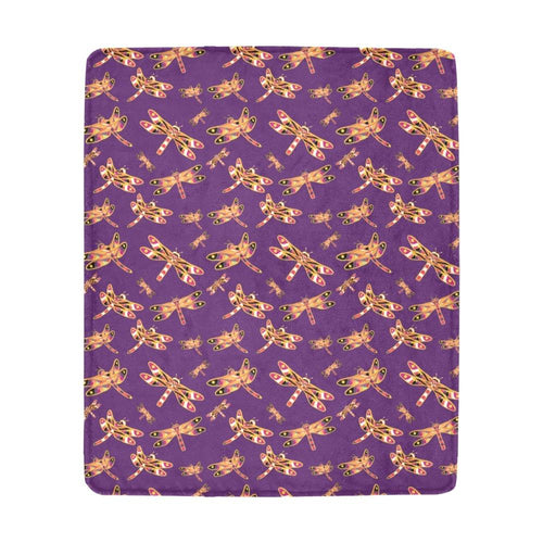 Gathering Yellow Purple Ultra-Soft Micro Fleece Blanket 50