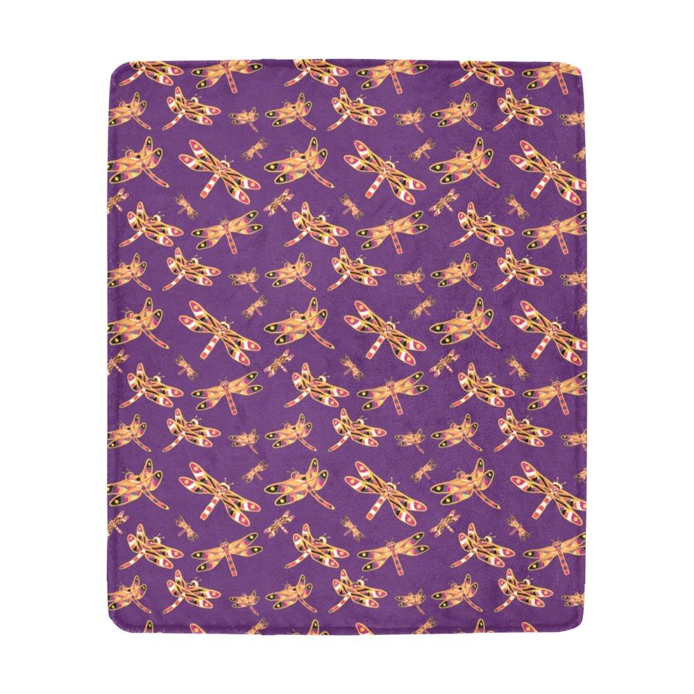 Gathering Yellow Purple Ultra-Soft Micro Fleece Blanket 50