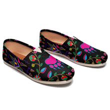 Load image into Gallery viewer, Geometric Floral Fall Black Casual Unisex Slip On Shoe Herman 
