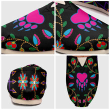 Load image into Gallery viewer, Geometric Floral Fall Black Casual Unisex Slip On Shoe Herman 
