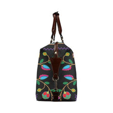 Load image into Gallery viewer, Geometric Floral Fall-Black Classic Travel Bag (Model 1643) Remake Classic Travel Bags (1643) e-joyer 

