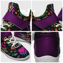 Load image into Gallery viewer, Geometric Floral Fall Black Ipottaa Basketball / Sport High Top Shoes 49 Dzine 
