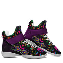 Load image into Gallery viewer, Geometric Floral Fall Black Ipottaa Basketball / Sport High Top Shoes 49 Dzine 
