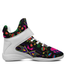 Load image into Gallery viewer, Geometric Floral Fall Black Ipottaa Basketball / Sport High Top Shoes 49 Dzine 
