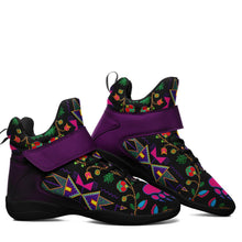 Load image into Gallery viewer, Geometric Floral Fall Black Ipottaa Basketball / Sport High Top Shoes 49 Dzine 
