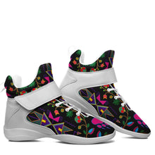 Load image into Gallery viewer, Geometric Floral Fall Black Ipottaa Basketball / Sport High Top Shoes 49 Dzine 
