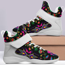 Load image into Gallery viewer, Geometric Floral Fall Black Ipottaa Basketball / Sport High Top Shoes 49 Dzine 
