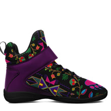 Load image into Gallery viewer, Geometric Floral Fall Black Ipottaa Basketball / Sport High Top Shoes 49 Dzine 
