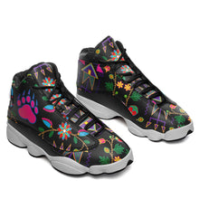 Load image into Gallery viewer, Geometric Floral Fall Black Isstsokini Athletic Shoes Herman 
