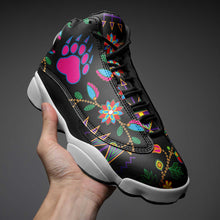 Load image into Gallery viewer, Geometric Floral Fall Black Isstsokini Athletic Shoes Herman 
