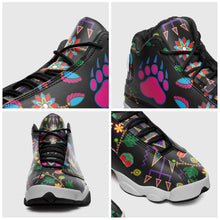 Load image into Gallery viewer, Geometric Floral Fall Black Isstsokini Athletic Shoes Herman 
