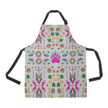 Load image into Gallery viewer, Geometric Floral Fall-Gray All Over Print Apron All Over Print Apron e-joyer 

