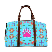 Load image into Gallery viewer, Geometric Floral Fall-Sky Blue Classic Travel Bag (Model 1643) Remake Classic Travel Bags (1643) e-joyer 
