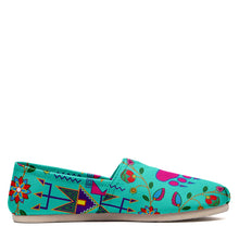 Load image into Gallery viewer, Geometric Floral Fall Sky Casual Unisex Slip On Shoe Herman 
