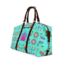 Load image into Gallery viewer, Geometric Floral Fall-Sky Classic Travel Bag (Model 1643) Remake Classic Travel Bags (1643) e-joyer 

