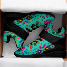 Load image into Gallery viewer, Geometric Floral Fall Sky Ipottaa Basketball / Sport High Top Shoes - Black Sole 49 Dzine 
