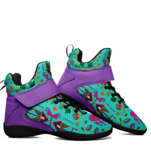 Load image into Gallery viewer, Geometric Floral Fall Sky Ipottaa Basketball / Sport High Top Shoes - Black Sole 49 Dzine 
