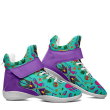 Load image into Gallery viewer, Geometric Floral Fall Sky Ipottaa Basketball / Sport High Top Shoes - White Sole 49 Dzine 
