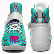 Load image into Gallery viewer, Geometric Floral Fall Sky Ipottaa Basketball / Sport High Top Shoes - White Sole 49 Dzine 
