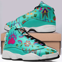 Load image into Gallery viewer, Geometric Floral Fall Sky Isstsokini Athletic Shoes Herman 
