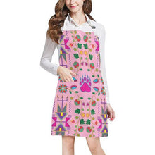 Load image into Gallery viewer, Geometric Floral Fall-Sunset All Over Print Apron All Over Print Apron e-joyer 
