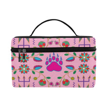 Load image into Gallery viewer, Geometric Floral Fall - Sunset Cosmetic Bag/Large (Model 1658) Cosmetic Bag e-joyer 
