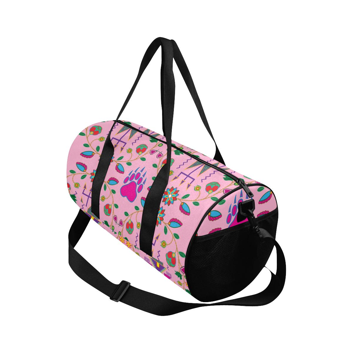 Geometric Floral Fall - Sunset Duffle Bag (Model 1679) Duffle Bag (1679) e-joyer 