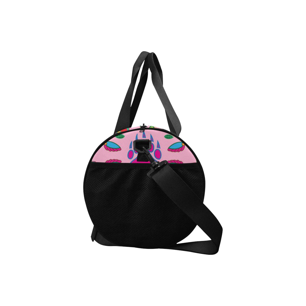 Geometric Floral Fall - Sunset Duffle Bag (Model 1679) Duffle Bag (1679) e-joyer 