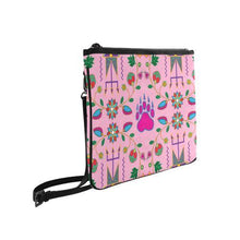 Load image into Gallery viewer, Geometric Floral Fall-Sunset Slim Clutch Bag (Model 1668) Slim Clutch Bags (1668) e-joyer 
