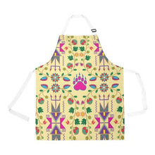 Load image into Gallery viewer, Geometric Floral Fall-Vanilla All Over Print Apron All Over Print Apron e-joyer 
